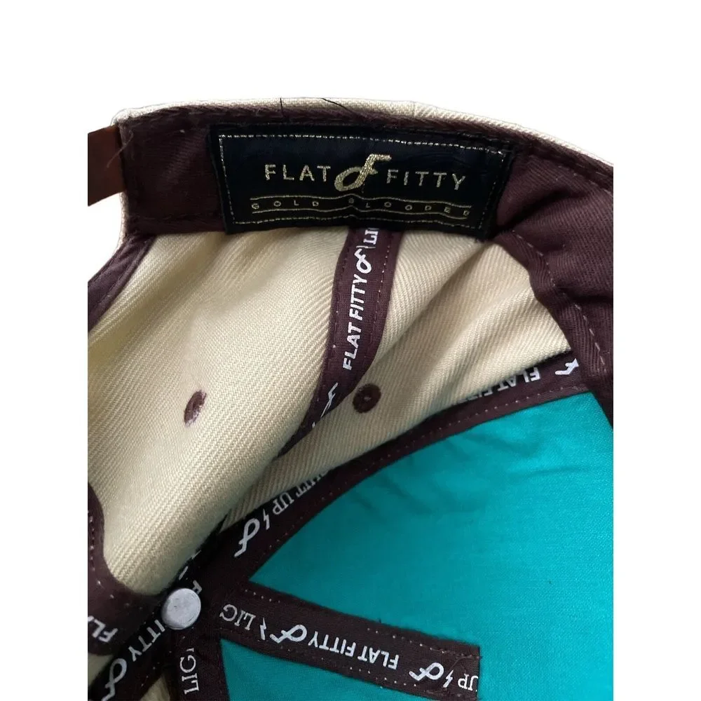 Flat Fitty Y2K‎ Trucker Hat Lightning Tweed Cap Headwear Hip Hop Snap Back